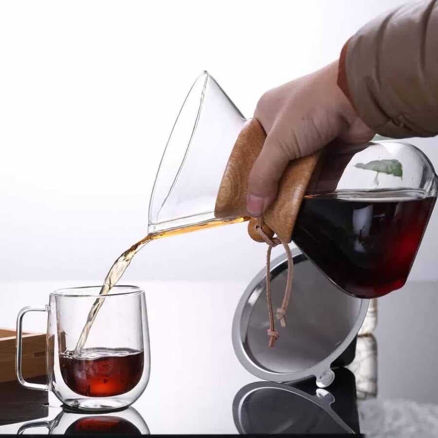 Cam Kahve Demleme 800 ml (CK-800A) görsel 4